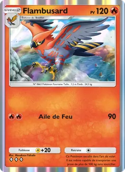 Carte Pokémon Flambusard 029 — Gardiens Astraux