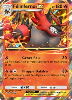 Carte Pokémon Félinferno-ex 033 — Gardiens Astraux