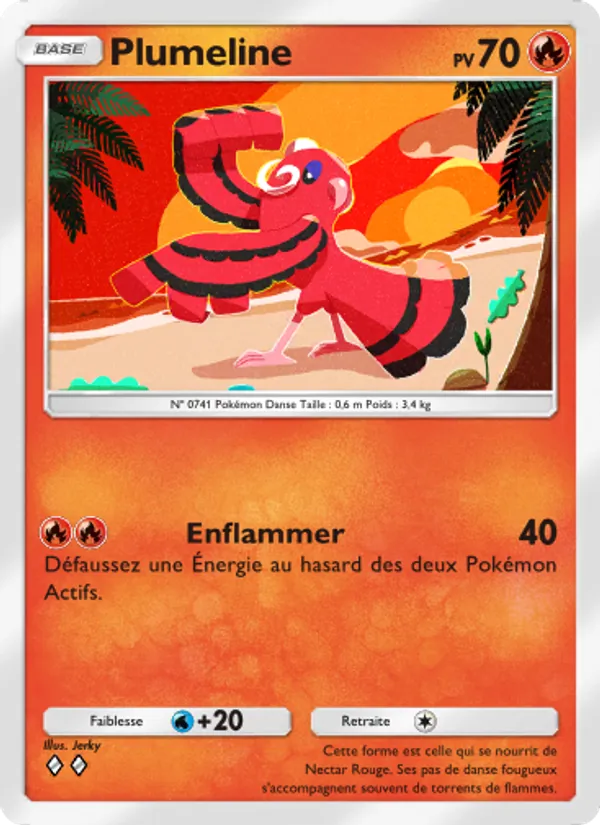 Carte Pokémon Plumeline 034/155 de l'extension Gardiens Astraux