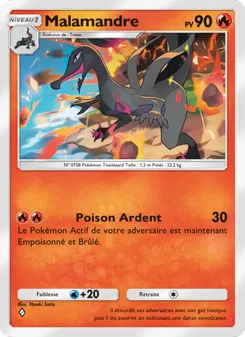 Carte Pokémon Malamandre 036 — Gardiens Astraux