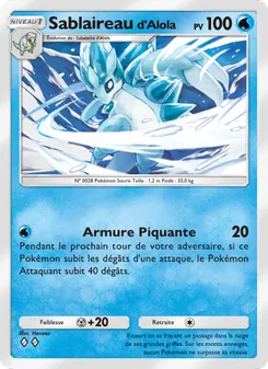 Carte Pokémon Sablaireaud'Alola 039 — Gardiens Astraux