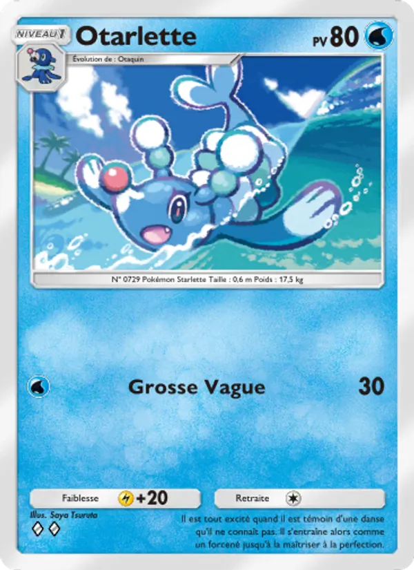 Carte Pokémon Otarlette 047/155 de l'extension Gardiens Astraux