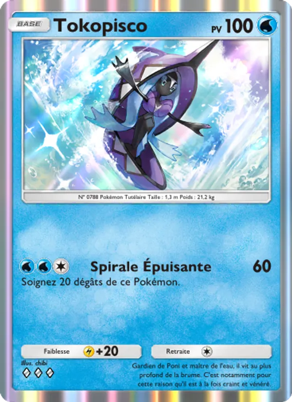 Carte Pokémon Tokopisco 056/155 de l'extension Gardiens Astraux