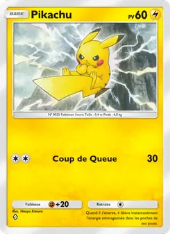 Carte Pokémon Pikachu 057 — Gardiens Astraux