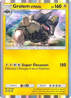 Carte Pokémon Grolemd'Alola 061 — Gardiens Astraux
