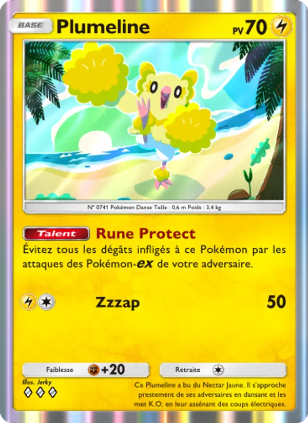 Carte Pokémon Plumeline 066/155 de l'extension Gardiens Astraux