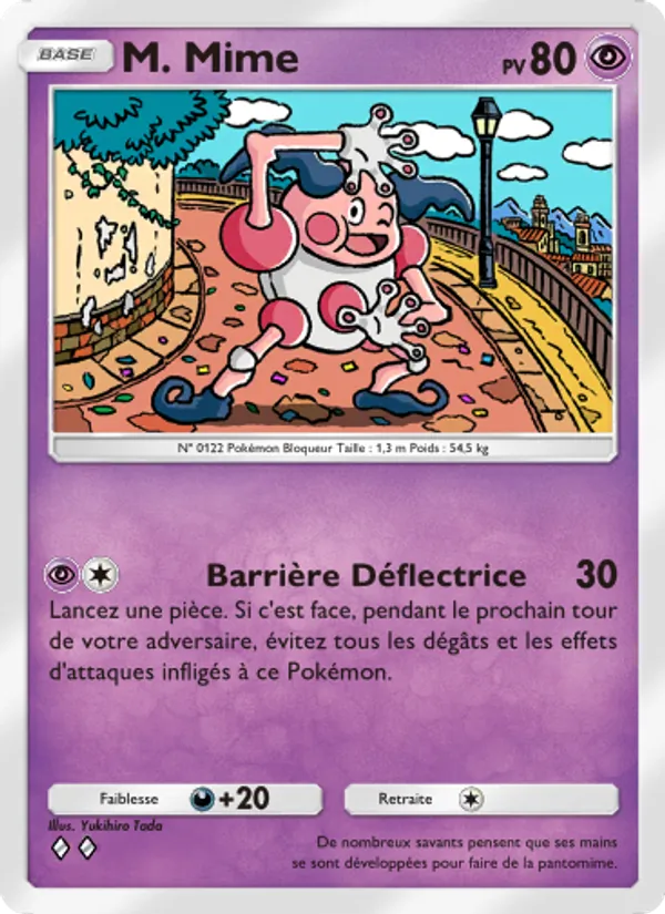 Carte Pokémon M. Mime 069/155 de l'extension Gardiens Astraux