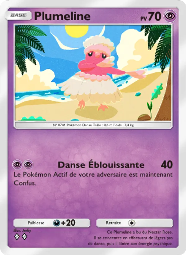 Carte Pokémon Plumeline 076/155 de l'extension Gardiens Astraux