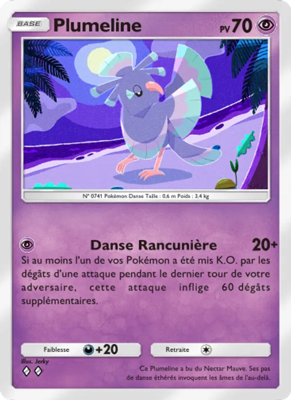 Carte Pokémon Plumeline 077/155 de l'extension Gardiens Astraux