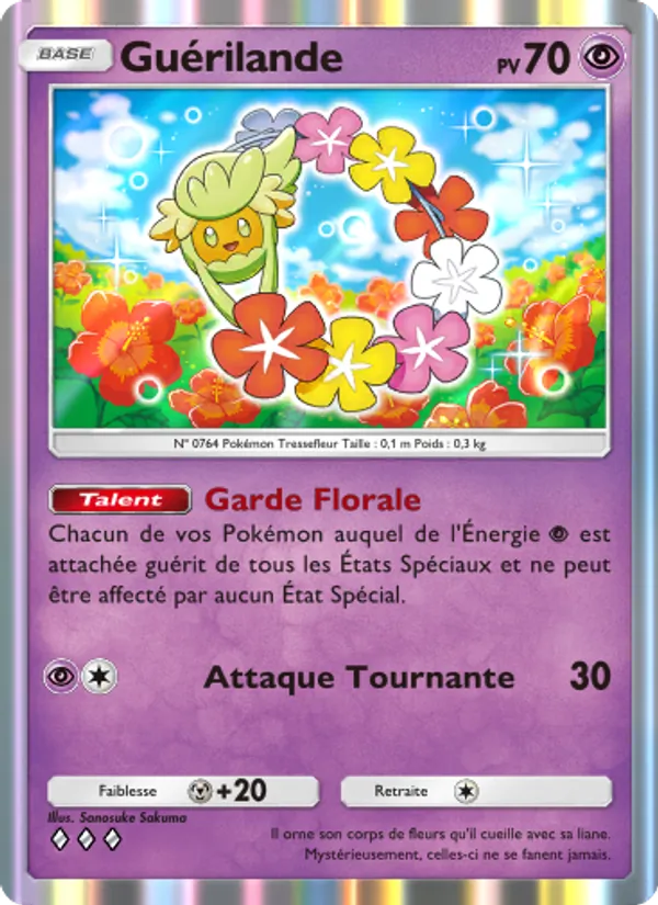Carte Pokémon Guérilande 080/155 de l'extension Gardiens Astraux