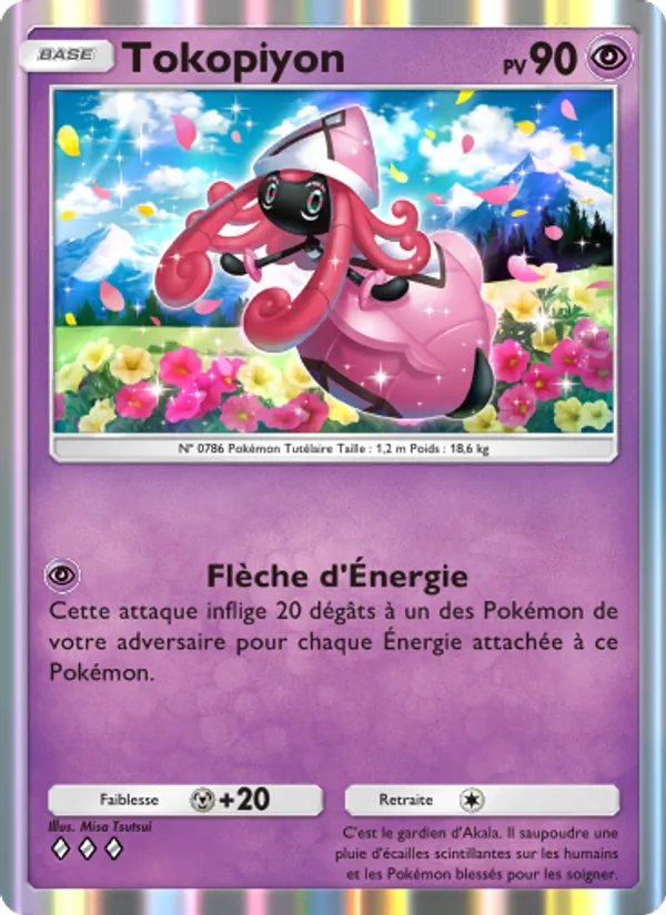 Carte Pokémon Tokopiyon 084/155 de l'extension Gardiens Astraux