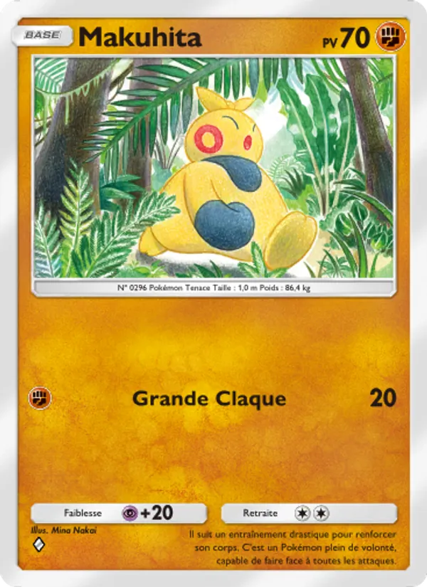 Carte Pokémon Makuhita 090/155 de l'extension Gardiens Astraux