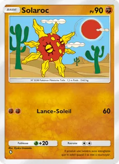 Carte Pokémon Solaroc 092 — Gardiens Astraux