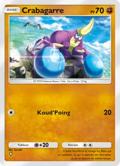 Carte Pokémon Crabagarre 097 — Gardiens Astraux