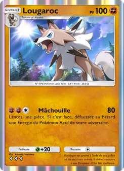 Carte Pokémon Lougaroc 100 — Gardiens Astraux
