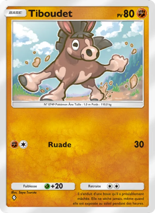 Carte Pokémon Tiboudet 102/155 de l'extension Gardiens Astraux