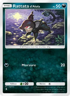 Carte Pokémon Rattatad'Alola 106 — Gardiens Astraux