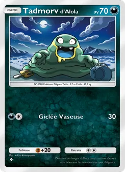 Carte Pokémon Tadmorvd'Alola 110 — Gardiens Astraux