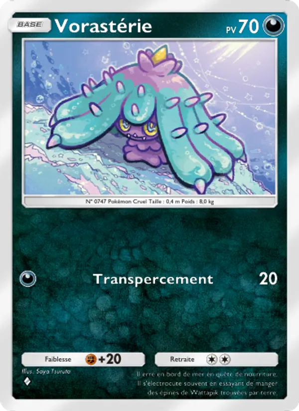 Carte Pokémon Vorastérie 115/155 de l'extension Gardiens Astraux