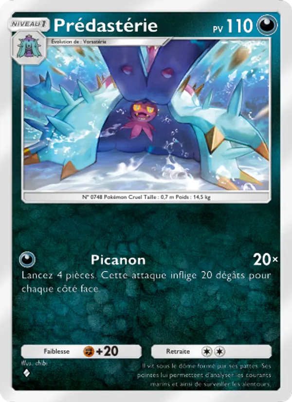 Carte Pokémon Prédastérie 116/155 de l'extension Gardiens Astraux