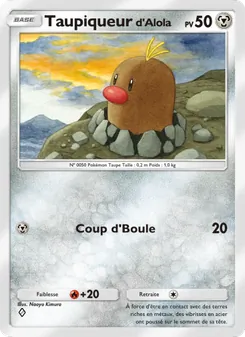 Carte Pokémon Taupiqueurd'Alola 117 — Gardiens Astraux