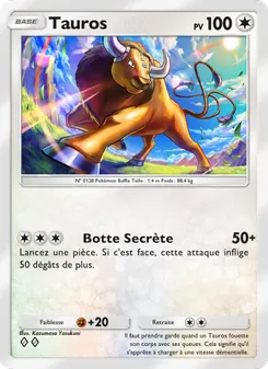 Carte Pokémon Tauros 128 — Gardiens Astraux