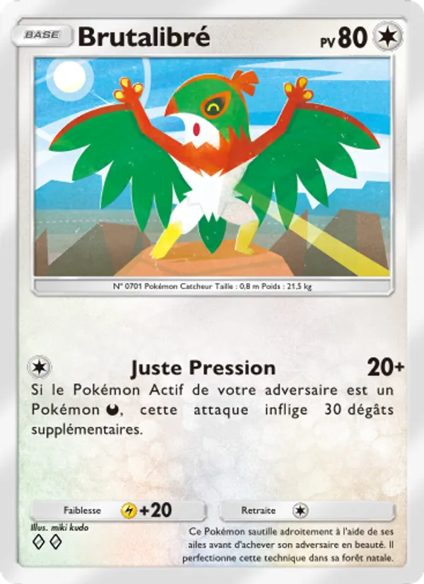 Carte Pokémon Brutalibré 132/155 de l'extension Gardiens Astraux