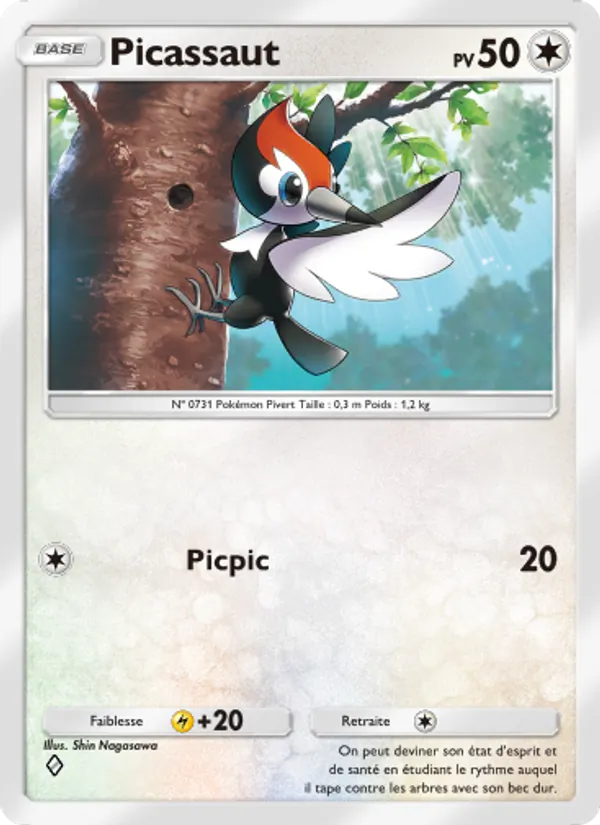 Carte Pokémon Picassaut 133/155 de l'extension Gardiens Astraux