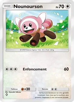 Carte Pokémon Nounourson 138 — Gardiens Astraux
