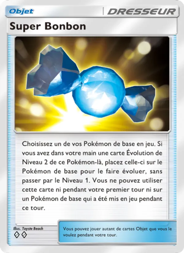 Carte Pokémon Super Bonbon 144/155 de l'extension Gardiens Astraux