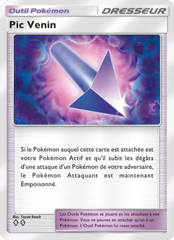 Carte Pokémon Pic Venin 146/155 de l'extension Gardiens Astraux