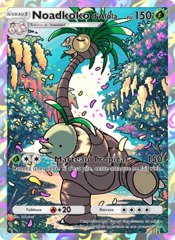 Carte Pokémon Noadkokod'Alola 156/155 de l'extension Gardiens Astraux