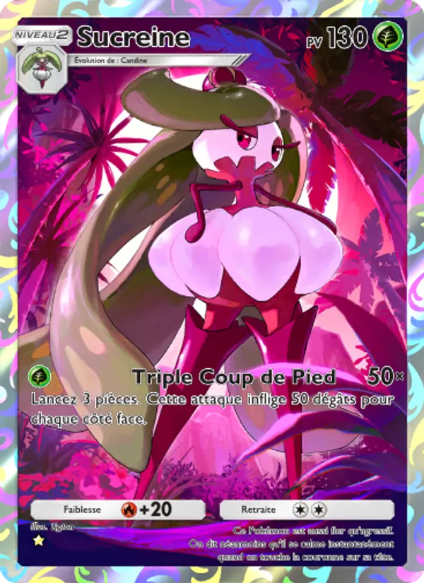 Carte Pokémon Sucreine 158/155 de l'extension Gardiens Astraux