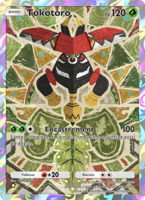 Carte Pokémon Tokotoro 159/155 de l'extension Gardiens Astraux