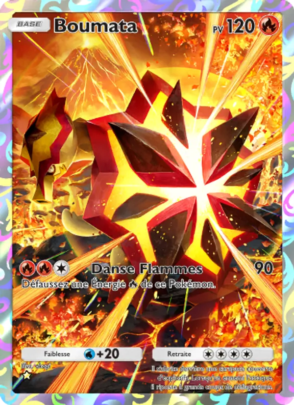 Carte Pokémon Boumata 161/155 de l'extension Gardiens Astraux