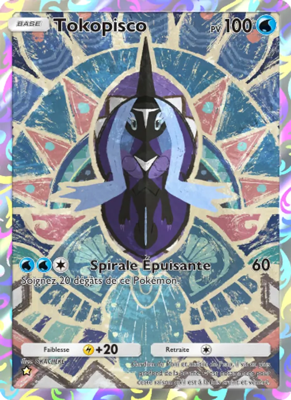 Carte Pokémon Tokopisco 164/155 de l'extension Gardiens Astraux