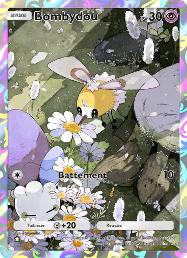 Carte Pokémon Bombydou 167/155 de l'extension Gardiens Astraux