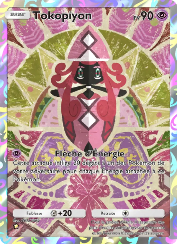 Carte Pokémon Tokopiyon 170/155 de l'extension Gardiens Astraux