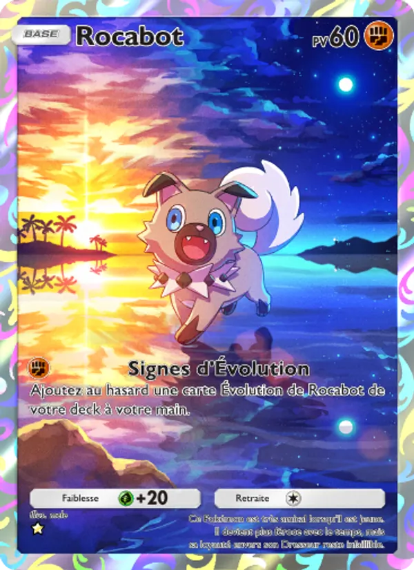 Carte Pokémon Rocabot 172/155 de l'extension Gardiens Astraux