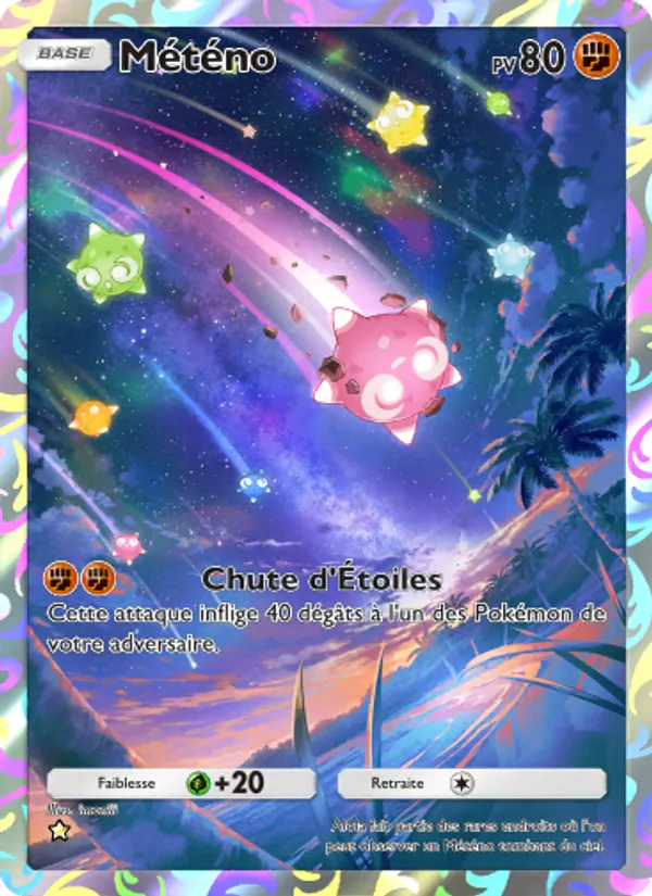Carte Pokémon Météno 174/155 de l'extension Gardiens Astraux