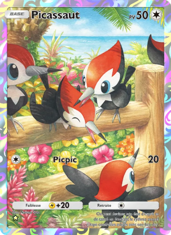 Carte Pokémon Picassaut 177/155 de l'extension Gardiens Astraux