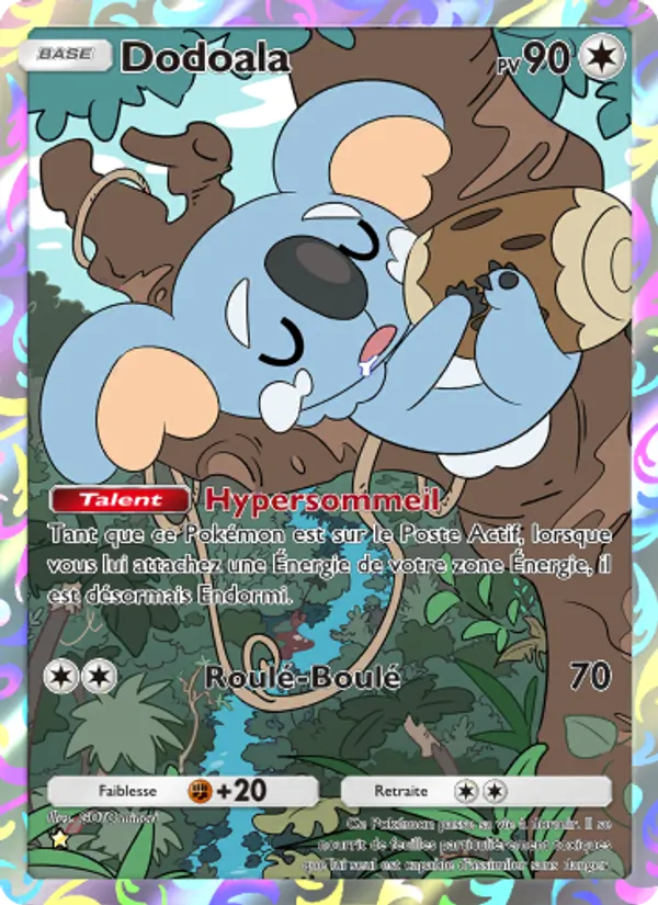 Carte Pokémon Dodoala 179/155 de l'extension Gardiens Astraux