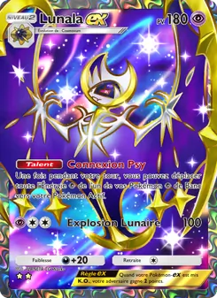 Carte Pokémon Lunala-ex 186 — Gardiens Astraux