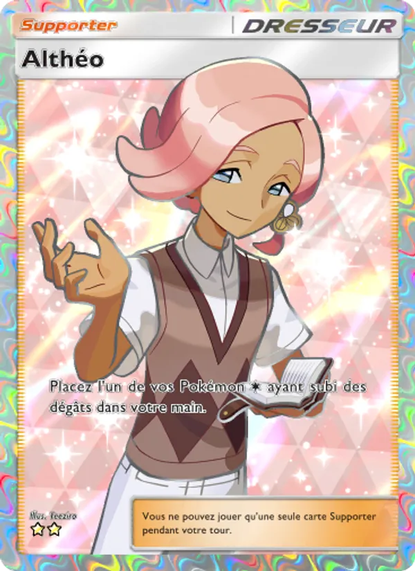 Carte Pokémon Althéo 191/155 de l'extension Gardiens Astraux