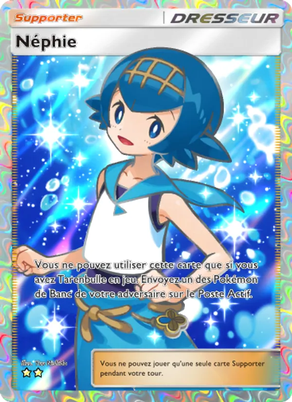 Carte Pokémon Néphie 194/155 de l'extension Gardiens Astraux