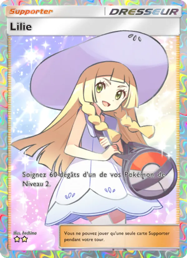 Carte Pokémon Lilie 197/155 de l'extension Gardiens Astraux