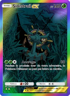 Carte Pokémon Sinistrail-ex 199 — Gardiens Astraux