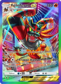 Carte Pokémon Félinferno-ex 200 — Gardiens Astraux