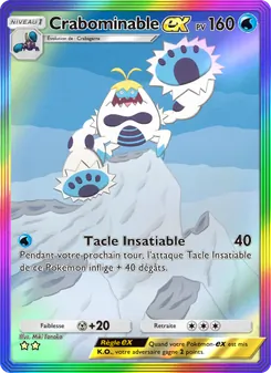 Carte Pokémon Crabominable-ex 201 — Gardiens Astraux