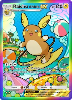 Carte Pokémon Raichud'Alola-ex 203 — Gardiens Astraux
